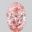 1.85 Ct. Fancy Vivid Pink Oval Lab Grown Diamond
