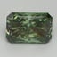 4.04 Ct. Fancy Vivid Pacific Green Radiant Lab Grown Diamond