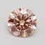 1.54 Ct. Fancy Intense Pink Round Lab Grown Diamond