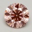 2.00 Ct. Fancy Intense Pink Round Lab Grown Diamond