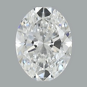 Oval diamond — real photo