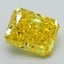2.67 Ct. Fancy Vivid Yellow Radiant Lab Grown Diamond