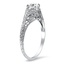 The Meda Ring, smalltop view on a hand