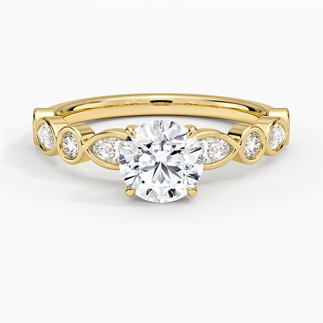 Versailles Bezel Diamond Engagement Ring