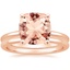 14KR Morganite Perfect Fit Bridal Set, smalltop view