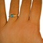 The Vega Ring, smalltop view on a hand