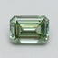 1.01 Ct. Fancy Intense Pacific Green Emerald Lab Grown Diamond