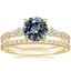 18K Yellow Gold Primrose Diamond Ring with Luxe Sonora Diamond Ring (1/4 ct. tw.)