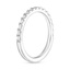 18K White Gold Delicate Gemma Baguette Diamond Ring (1/6 ct. tw.), smallside view
