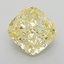 1.85 Ct. Fancy Intense  Yellow Cushion Lab Grown Diamond