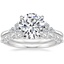 Platinum Melody Diamond Ring with Marseille Diamond Ring (1/3 ct. tw.)