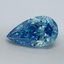 4.23 Ct. Fancy Vivid Malibu Blue Pear Lab Grown Diamond