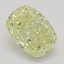 1.11 Ct. Fancy Yellow Cushion Diamond