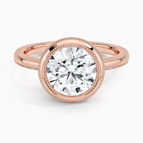 14K Rose Gold Blair Bezel Ring