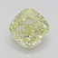 0.60 Ct. Fancy Yellow Cushion Diamond