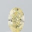 0.59 Ct. Fancy Light Yellow Oval Lab Grown Diamond
