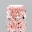 2.00 Ct. Fancy Vivid Pink Radiant Lab Grown Diamond
