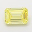 3.00 Ct. Fancy Intense  Yellow Emerald Lab Grown Diamond