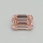 0.33 Ct. Fancy Intense Pink Emerald Lab Grown Diamond