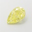2.01 Ct. Fancy Intense Yellow Pear Lab Grown Diamond