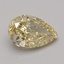 1.55 Ct. Fancy Intense Yellow Pear Lab Grown Diamond