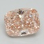 1.62 Ct. Fancy Intense Pink Cushion Lab Grown Diamond