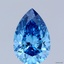 0.74 Ct. Fancy Vivid Blue Pear Lab Grown Diamond