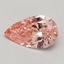0.50 Ct. Fancy Vivid Pink Pear Lab Grown Diamond