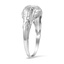 The Kismet Ring, smalltop view on a hand