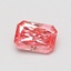 0.53 Ct. Fancy Vivid Pink Radiant Lab Grown Diamond