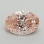 3.04 Ct. Fancy Vivid Pink Oval Lab Grown Diamond