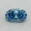 2.05 Ct. Fancy Vivid Blue Oval Lab Grown Diamond