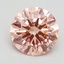 1.80 Ct. Fancy Intense Pink Round Lab Grown Diamond