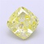 2.53 Ct. Fancy  Yellow Cushion Lab Grown Diamond