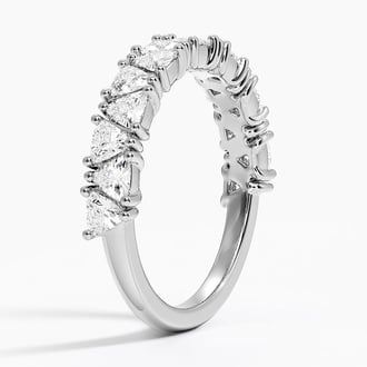 Trillion Cut Lab Diamond Ring in Platinum