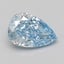 2.10 Ct. Fancy Vivid Blue Pear Lab Grown Diamond