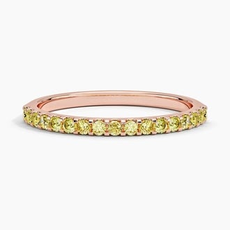 Yellow Lab Diamond Ring (1/4 ct. tw.) in 14K Rose Gold