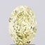 1.66 Ct. Fancy Intense  Yellow Oval Lab Grown Diamond