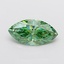 3.50 Ct. Fancy Vivid Green Marquise Lab Grown Diamond