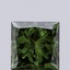 1.23 Ct. Fancy Vivid Green Princess Lab Grown Diamond