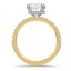 Multiple Prong Diamond Ring, smallside view