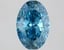 1.71 Ct. Fancy Vivid  Blue Oval Lab Grown Diamond