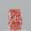 0.50 Ct. Fancy Vivid Orangy Pink Radiant Lab Grown Diamond