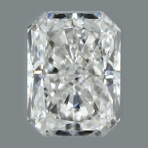Radiant diamond — real photo