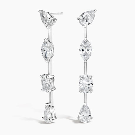 Elizabeth Taylor Lab Diamond Drop Earrings