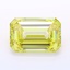 12.51 Ct. Fancy Intense Yellow Emerald Lab Grown Diamond