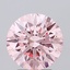 2.93 Ct. Fancy Intense Pink Round Lab Grown Diamond