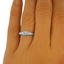 The Bailey Ring, smalltop view on a hand