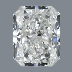 Radiant diamond — real photo