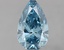 0.70 Ct. Fancy Vivid Blue Pear Lab Grown Diamond